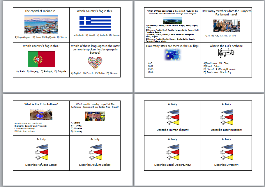 Downloadable materials include printables for the playing cards.